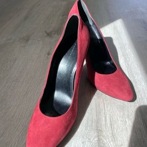 Balencia Rounded-Toe Heels